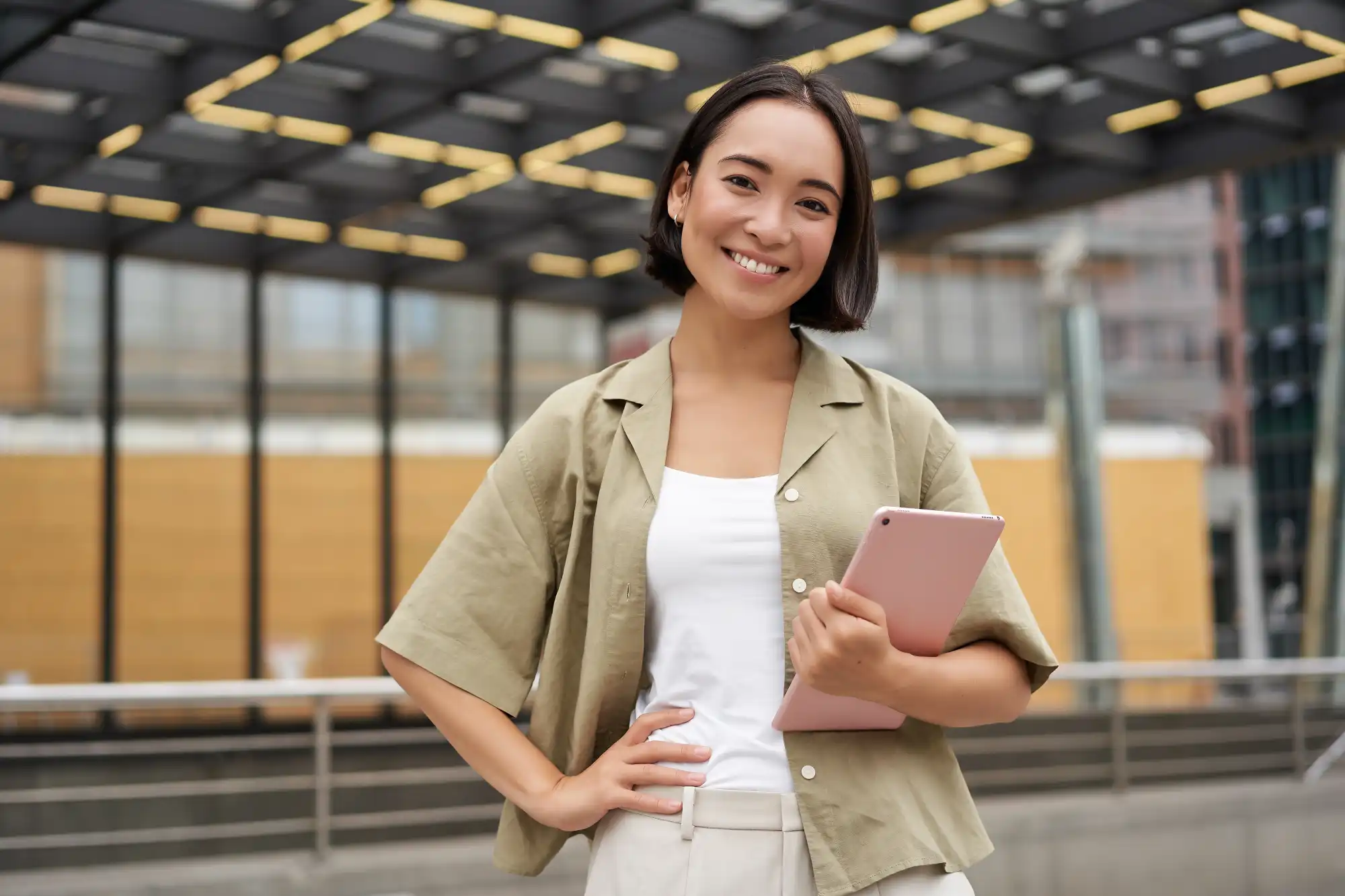 Singapore business executive leader in a modern office